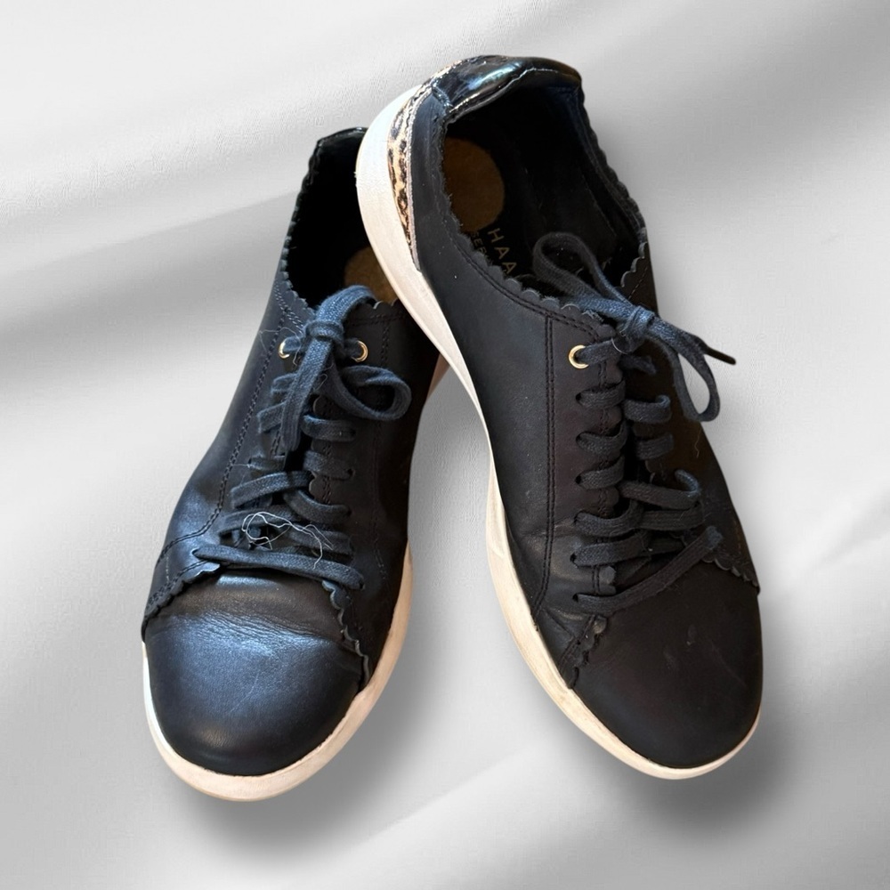 Cole Haan Black Leather Sneakers